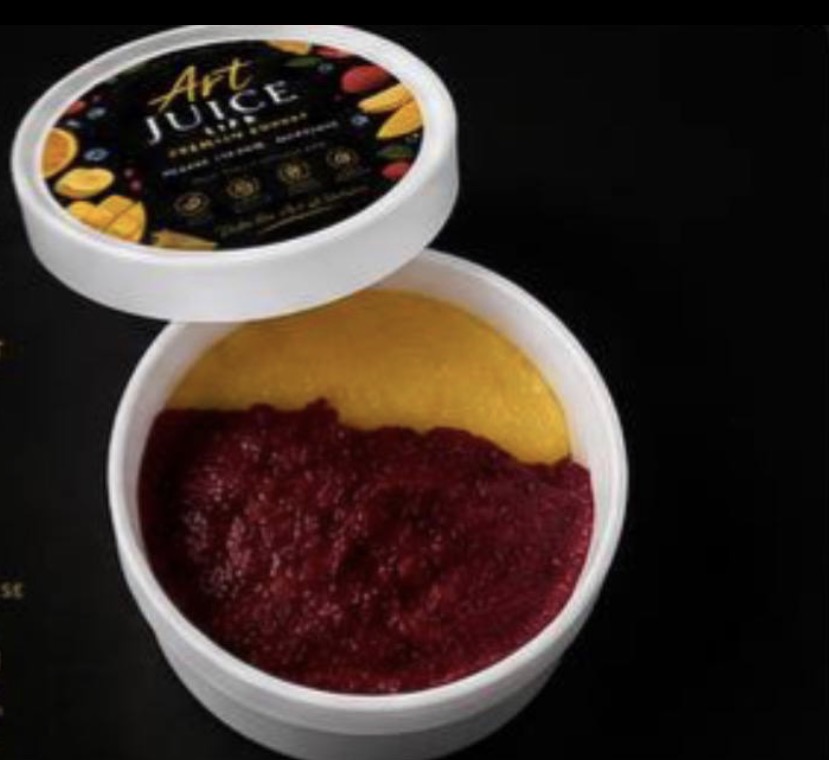 Mango Pomegranate Sorbet